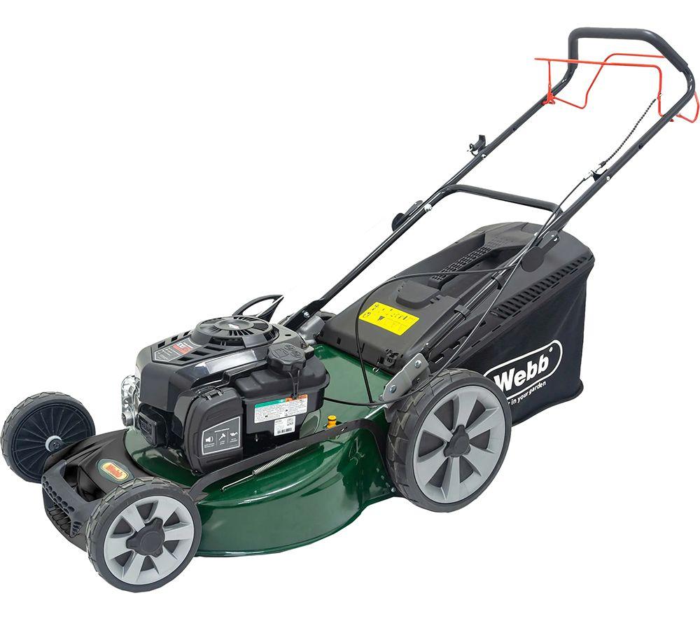 WEBB WER18HW4 Supreme Cordless Rotary Lawn Mower - Green & Black image number 5 of 13