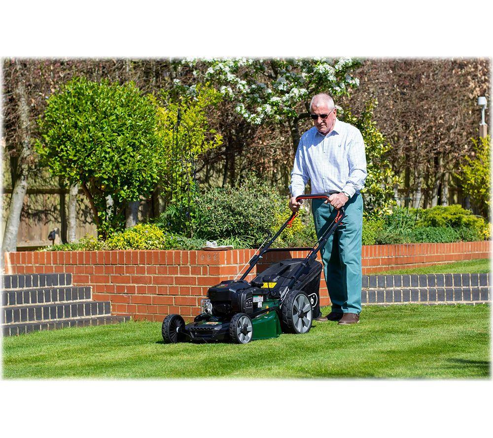WEBB WER18HW4 Supreme Cordless Rotary Lawn Mower - Green & Black image number 8 of 13