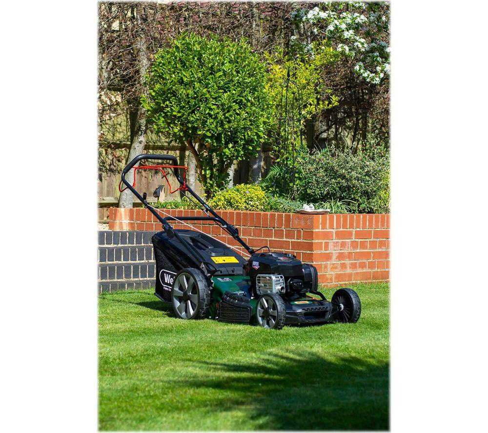 WEBB WER18HW4 Supreme Cordless Rotary Lawn Mower - Green & Black image number 10 of 13