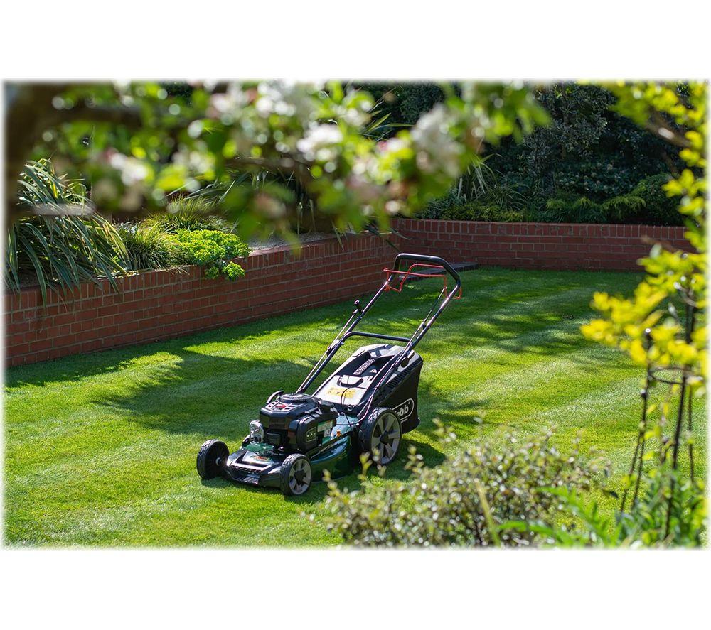 WEBB WER18HW4 Supreme Cordless Rotary Lawn Mower - Green & Black image number 11 of 13