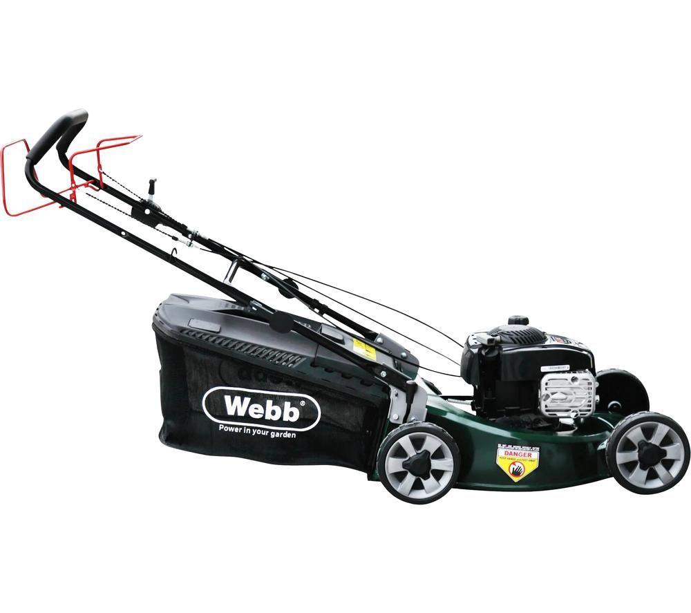 WEBB WER19ALSP Rotary Lawn Mower - Green & Black image number 3 of 6