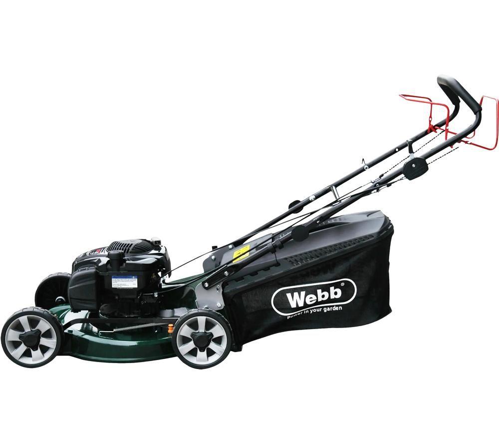 WEBB WER19ALSP Rotary Lawn Mower - Green & Black image number 4 of 6