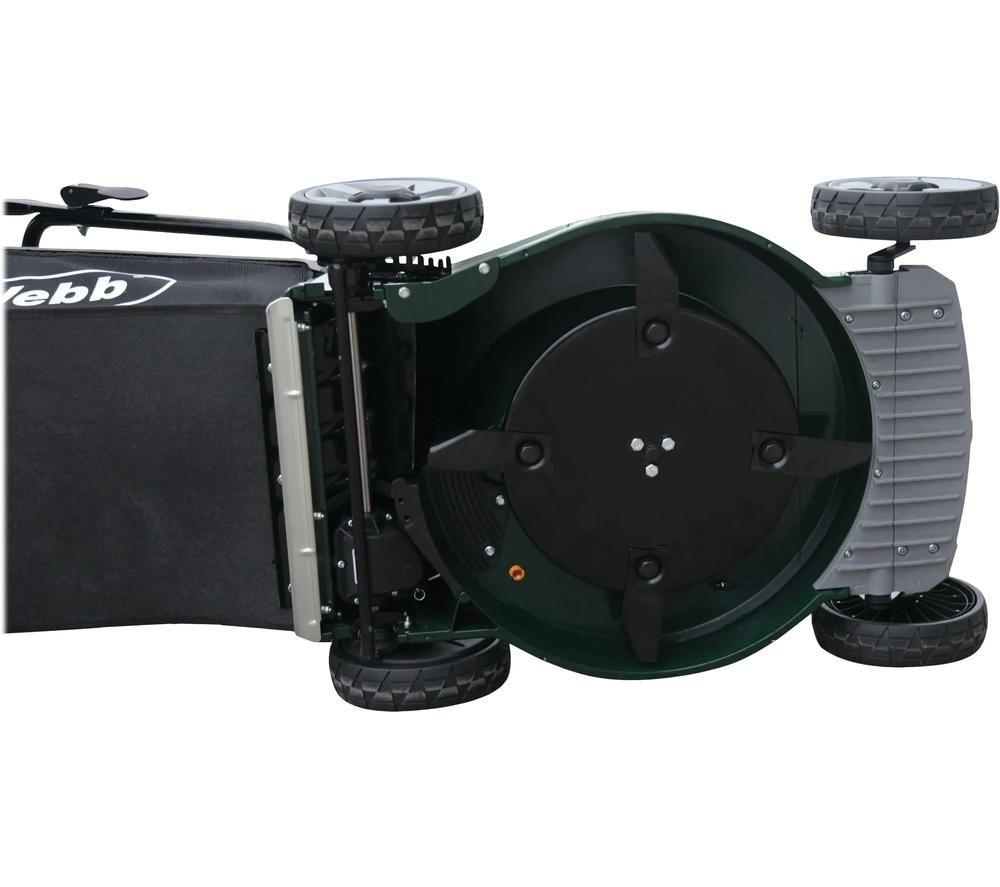 WEBB WER19ALSP Rotary Lawn Mower - Green & Black image number 6 of 6