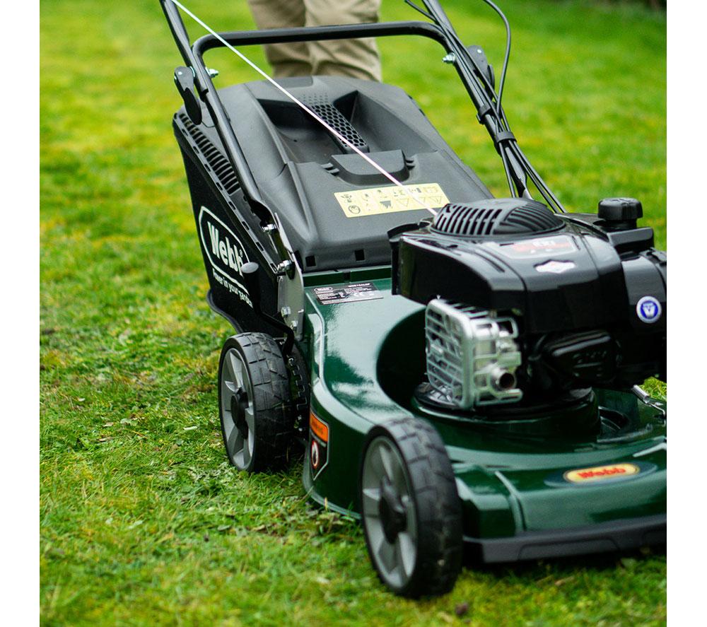 WEBB WER21ALSP Rotary Lawn Mower - Green & Black image number 5 of 12