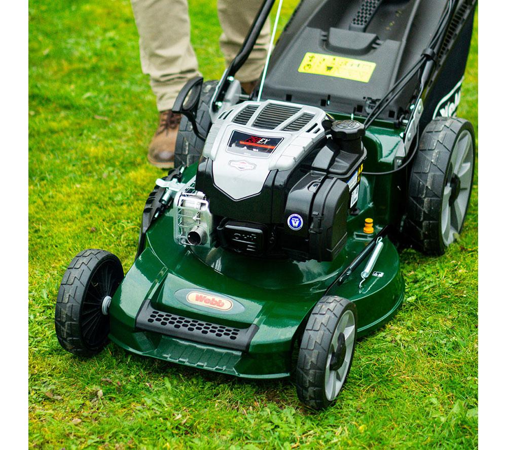 WEBB WER21ALSP Rotary Lawn Mower - Green & Black image number 8 of 12