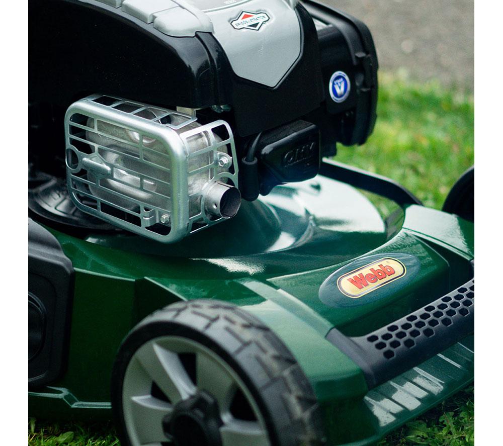 WEBB WER21ALSP Rotary Lawn Mower - Green & Black image number 9 of 12