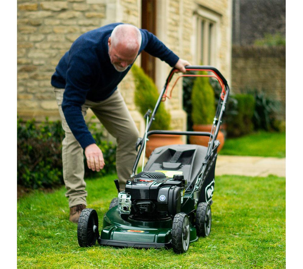 WEBB WER21ALSP Rotary Lawn Mower - Green & Black image number 12 of 12