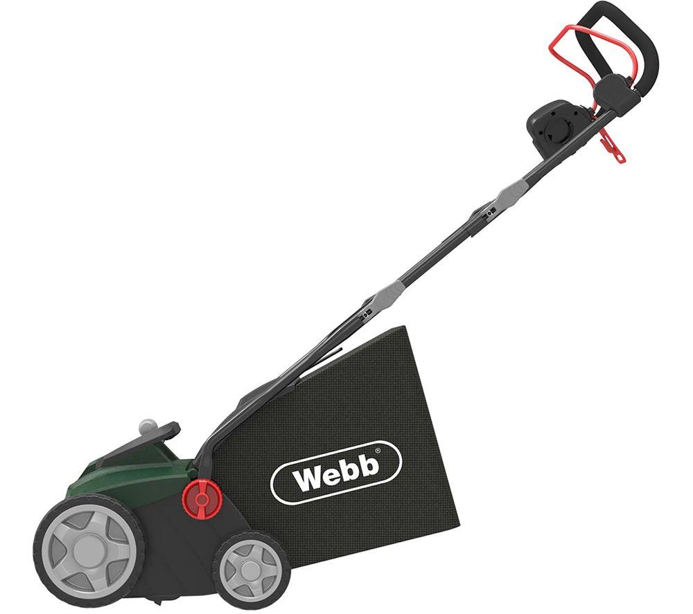 WEBB WEESR Corded Scarifier & Lawn Raker - Green & Black image number 4 of 12
