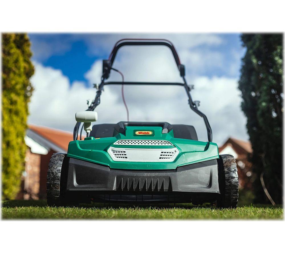 WEBB WEESR Corded Scarifier & Lawn Raker - Green & Black image number 9 of 12