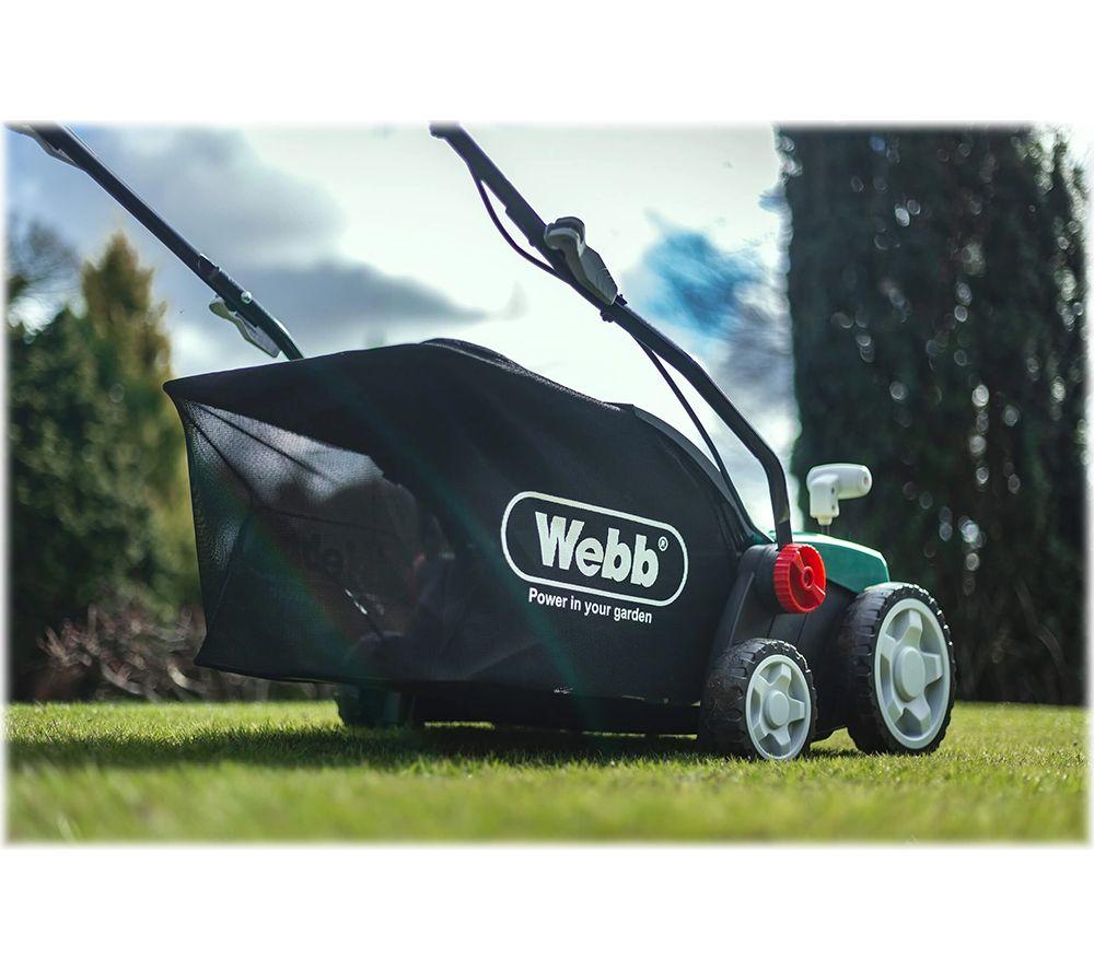 WEBB WEESR Corded Scarifier & Lawn Raker - Green & Black image number 11 of 12