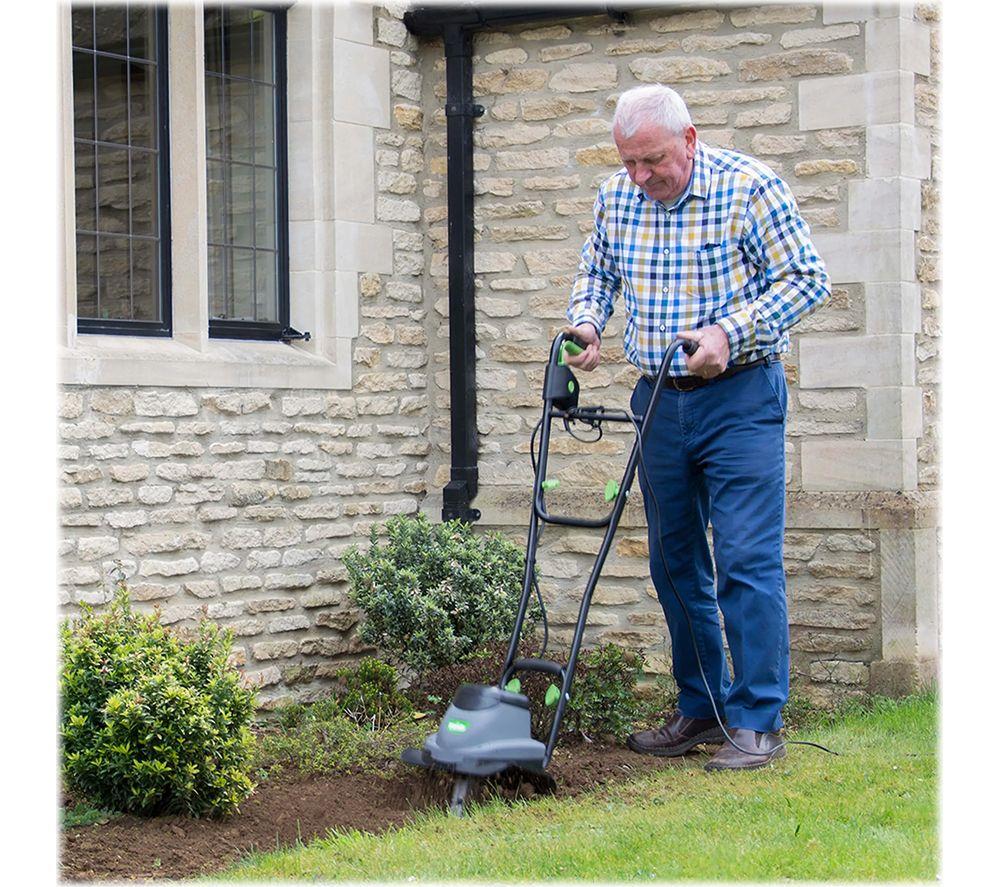 THE HANDY THET Electric Tiller - Grey, Black & Green image number 5 of 6