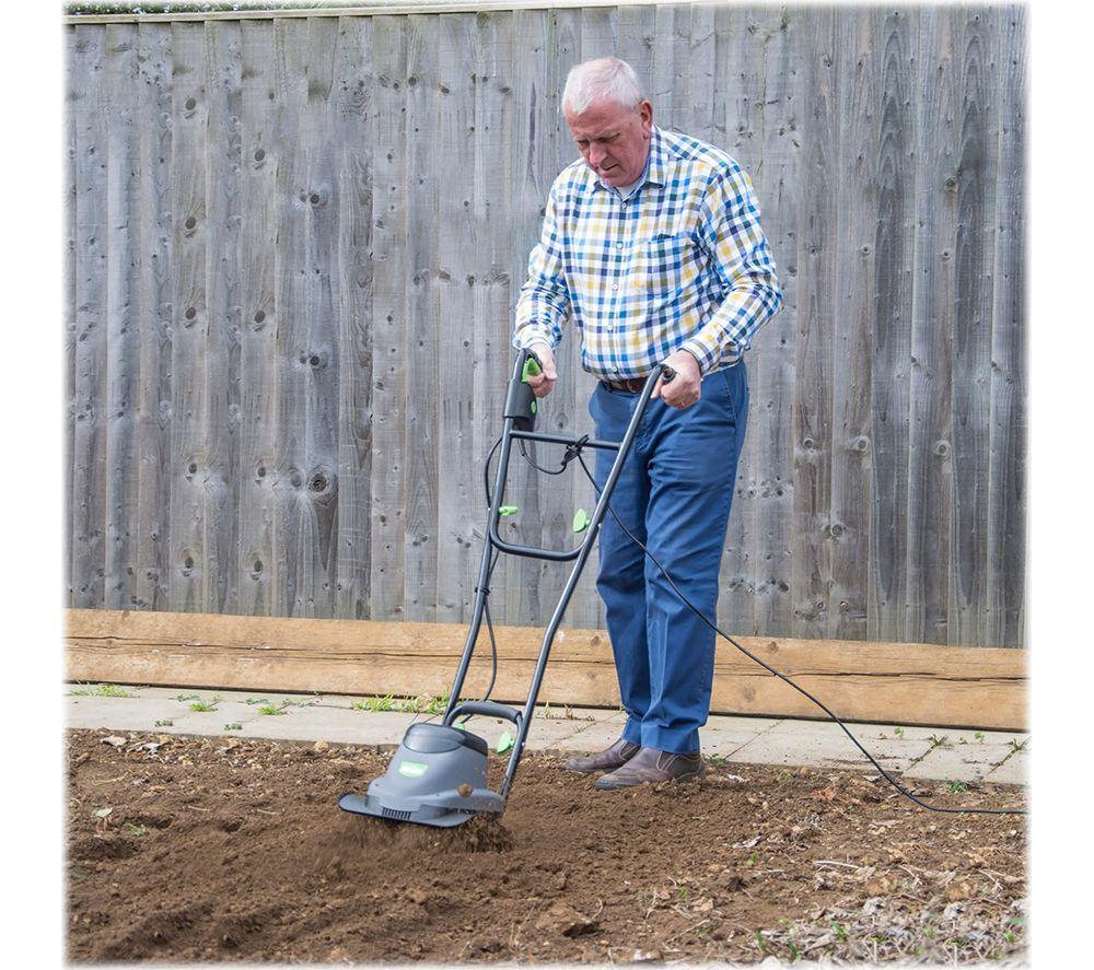 THE HANDY THET Electric Tiller - Grey, Black & Green image number 6 of 6