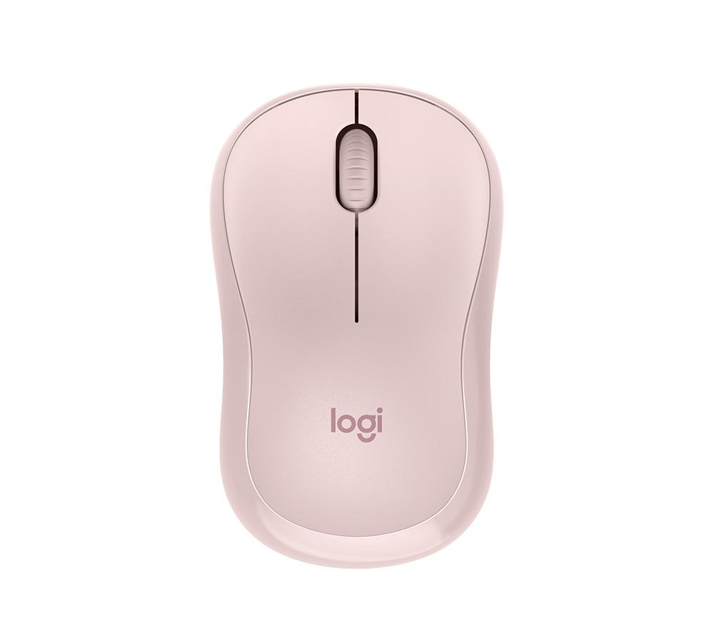 Logitech M240 Silent Bluetooth Mouse, Wireless, Compact, Portable, Smooth Tracking, 18-Month Battery, for Windows, macOS, ChromeOS, Compatible with PC, Mac, Laptop, Tablets - Rose