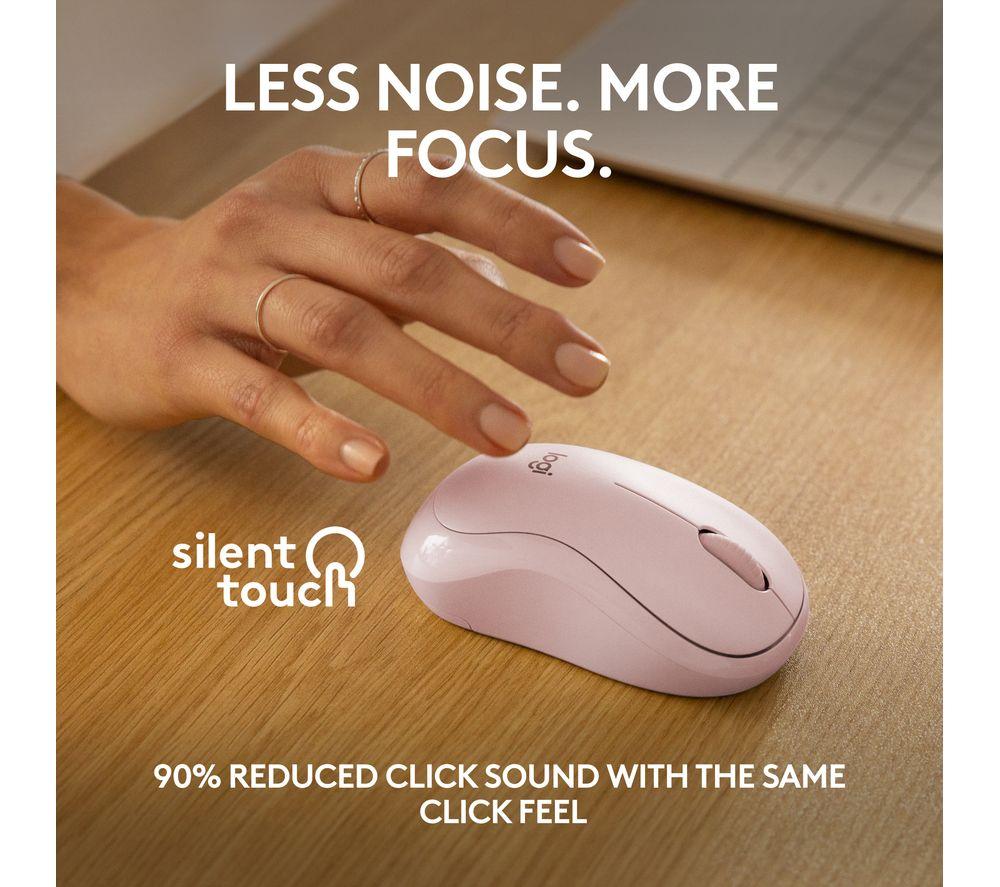 LOGITECH M240 Silent Wireless Optical Mouse - Rose image number 3 of 8