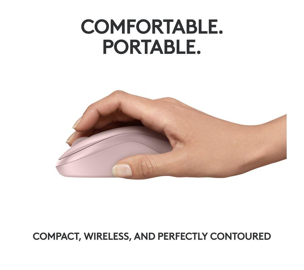 LOGITECH M240 Silent Wireless Optical Mouse - Rose image number 5 of 8