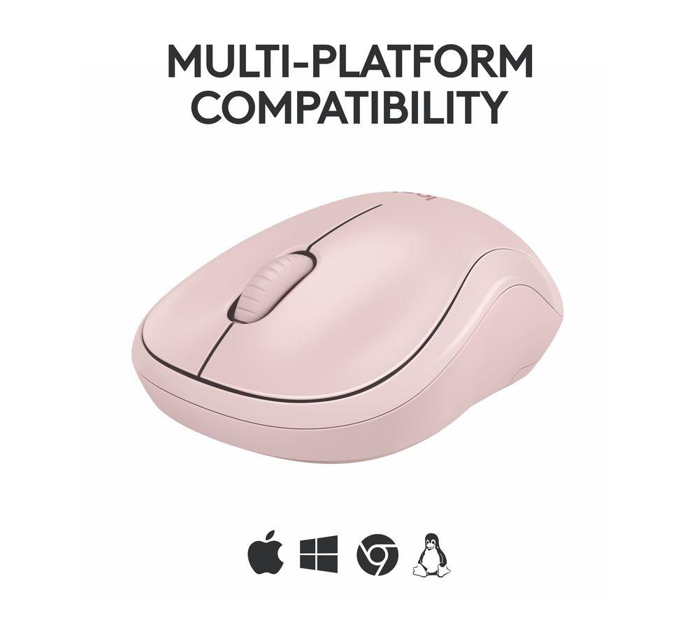 LOGITECH M240 Silent Wireless Optical Mouse - Rose image number 6 of 8