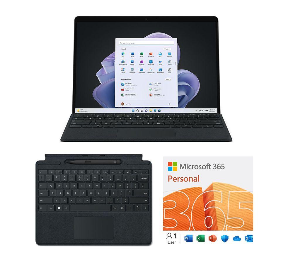 Microsoft 13 Surface Pro 9, Signature Type Cover, Slim Pen 2 & Microsoft 365 + 3 Months Extra Time 