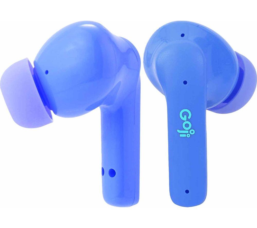 GOJI GKDTWSB24 Wireless Bluetooth Kids Earbuds - Blue, Blue