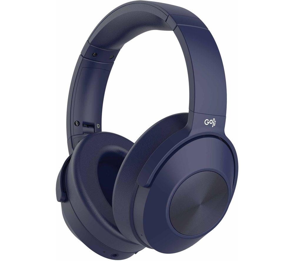 GOJI GTCBTNC24 Wireless Bluetooth Noise-Cancelling Headphones - Black, Blue