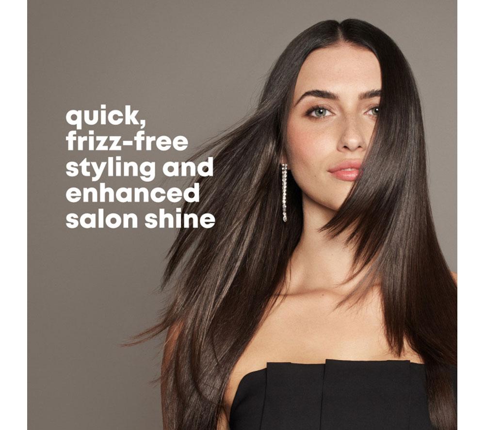 REVAMP Wide Ultra X Shine Ceramic Hair Straightener - Black image number 4 of 8