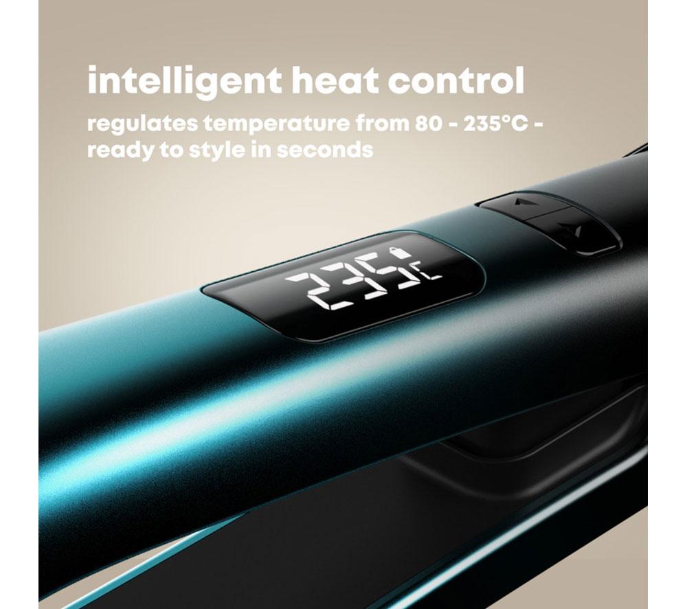REVAMP Wide Ultra X Shine Ceramic Hair Straightener - Black image number 5 of 8
