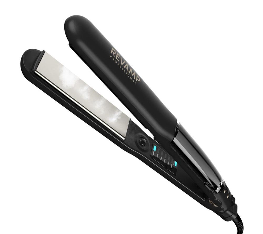 REVAMP Steamcare Ceramic Hair Straightener - Black image number 8 of 8