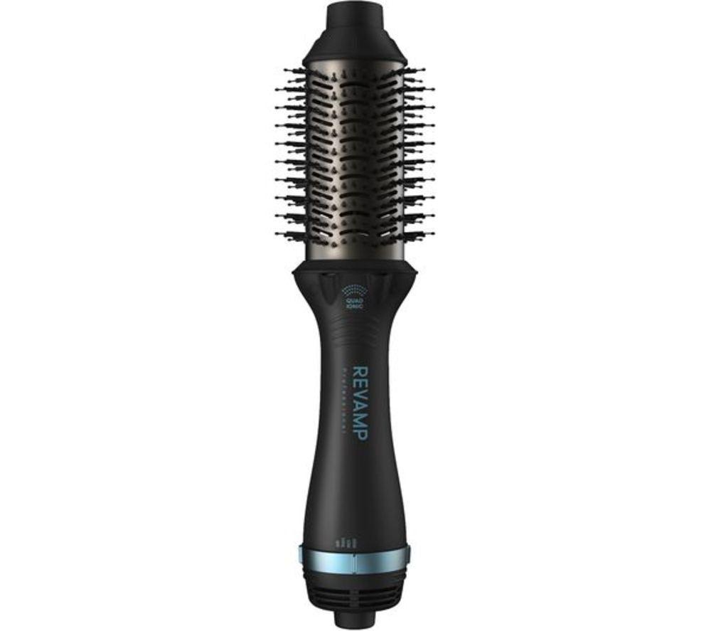 REVAMP Progloss Pro Define Perfect Blow Dry Hot Air Styler - Black, Black