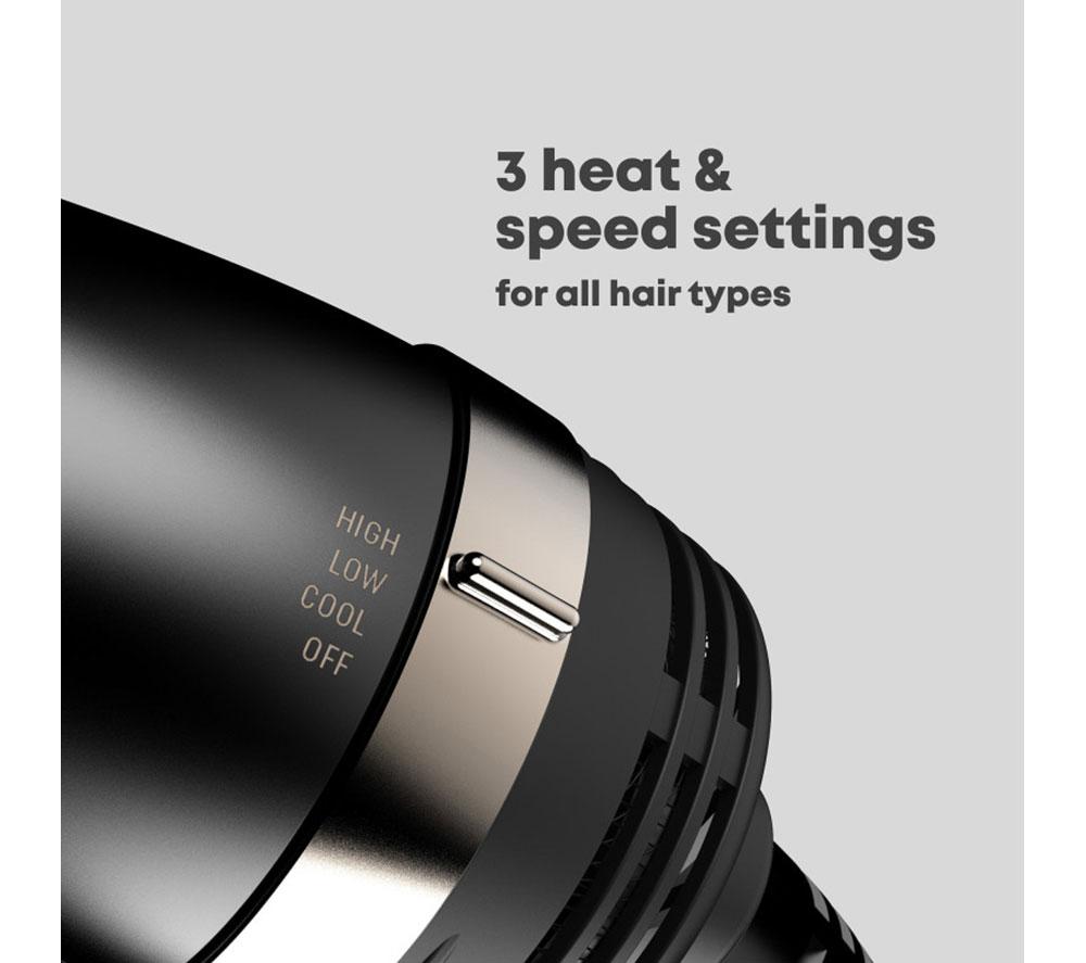 REVAMP Progloss Pro Define Perfect Blow Dry Hot Air Styler - Black image number 5 of 8