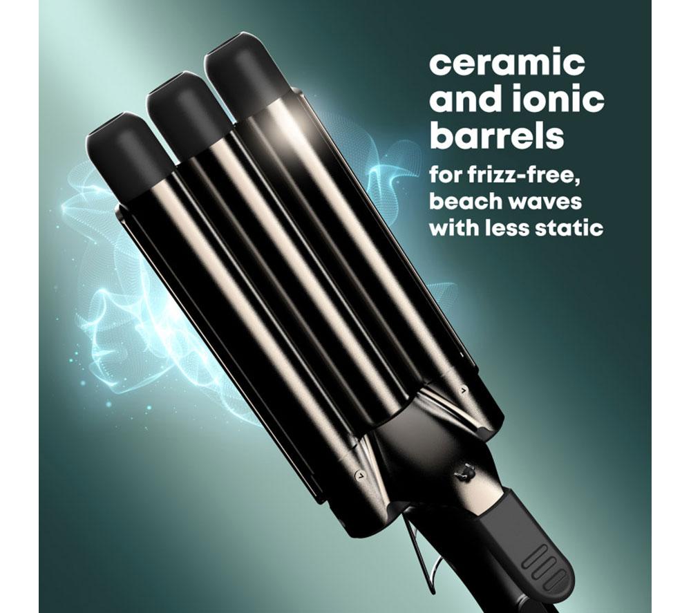 REVAMP Deep Beach Professional Ceramic Waver - Black image number 5 of 8