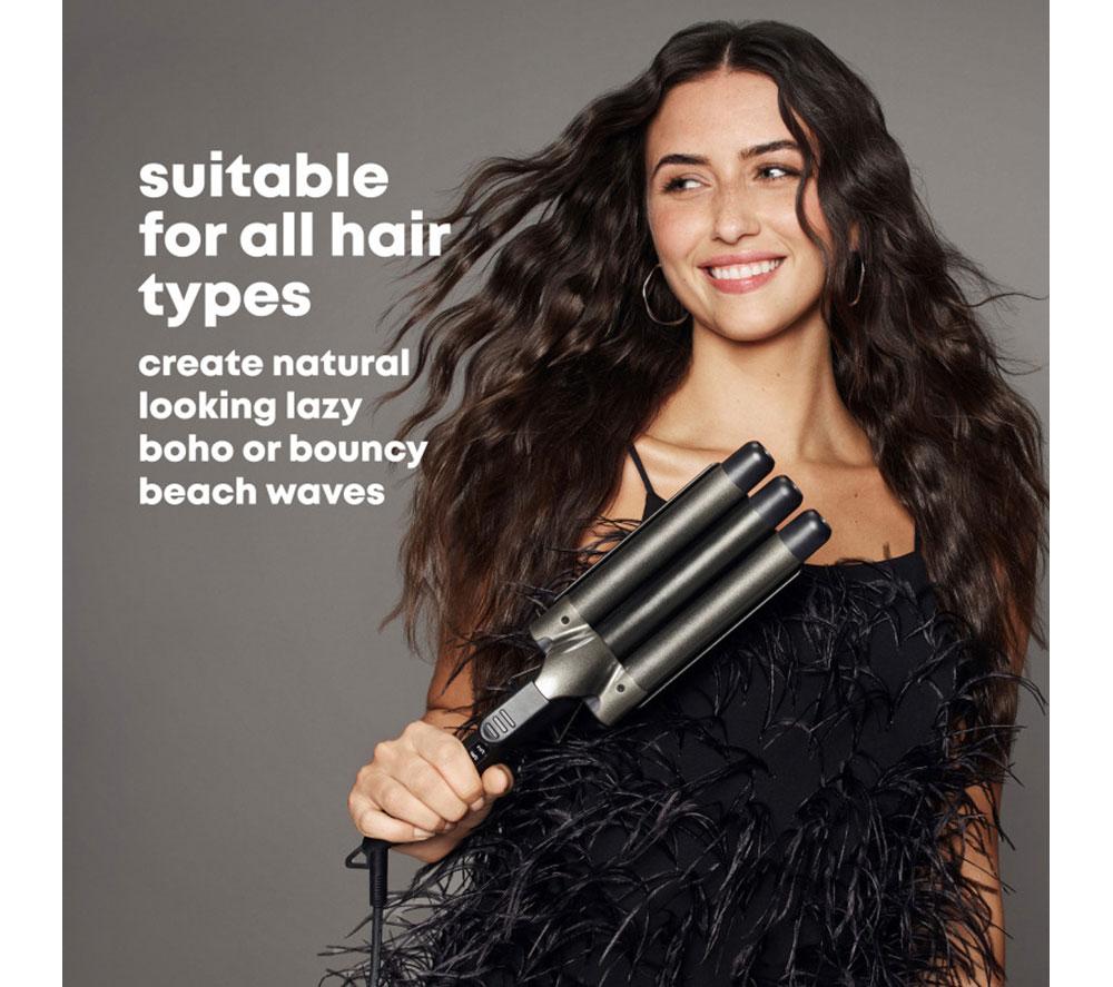 REVAMP Deep Beach Professional Ceramic Waver - Black image number 6 of 8