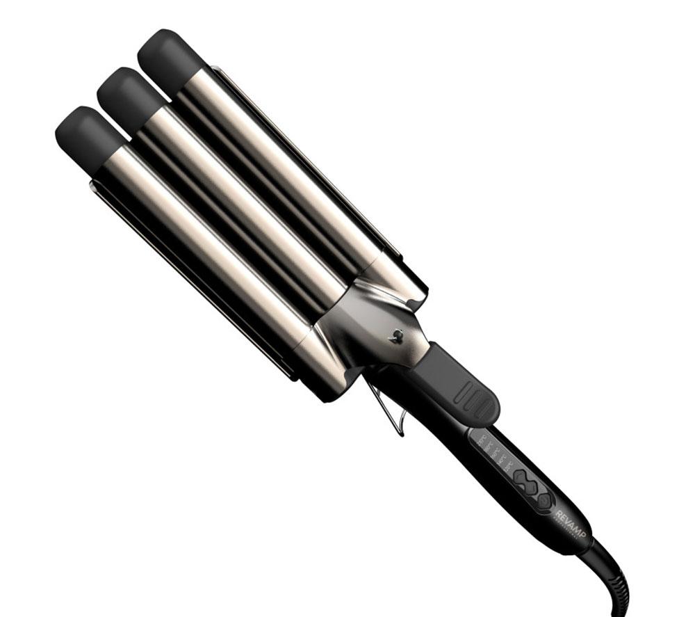 REVAMP Deep Beach Professional Ceramic Waver - Black image number 8 of 8