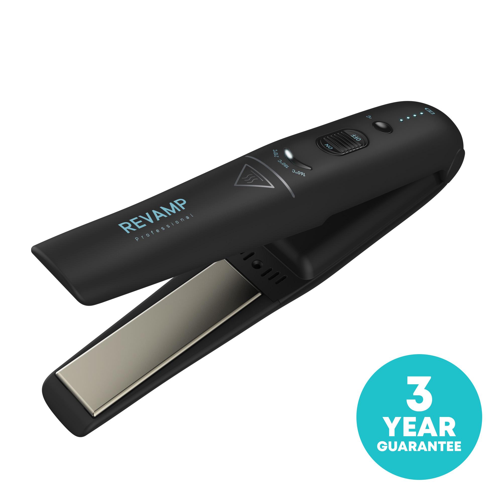 Buy REVAMP Progloss Liberate Cordless Hair Straightener Black