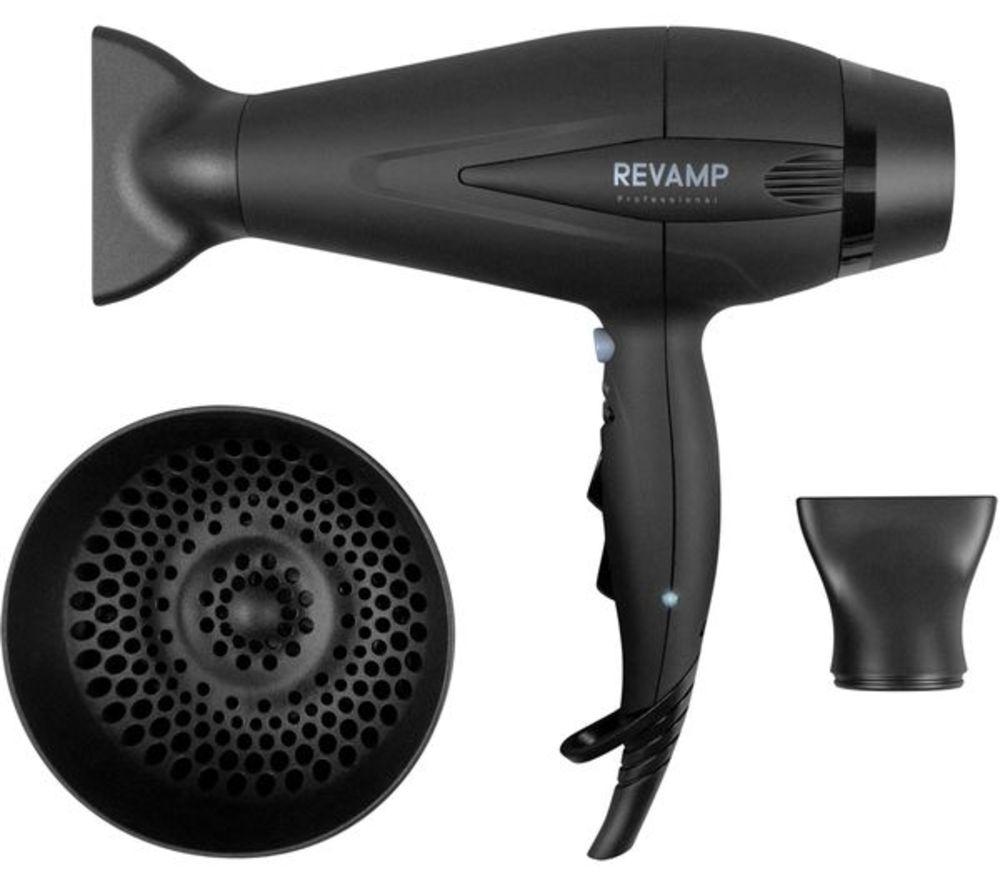 REVAMP Progloss 5500 Hair Dryer - Black, Black
