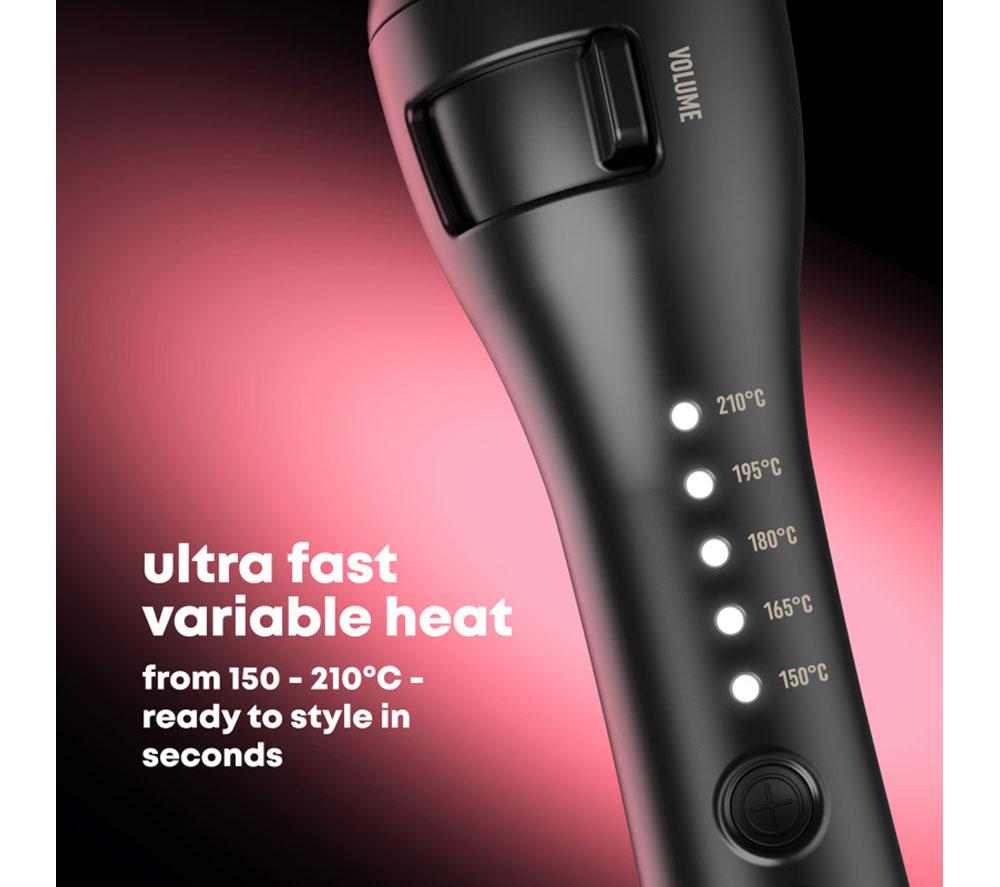 REVAMP Volume & Wave Ceramic Hot Brush - Black image number 5 of 8