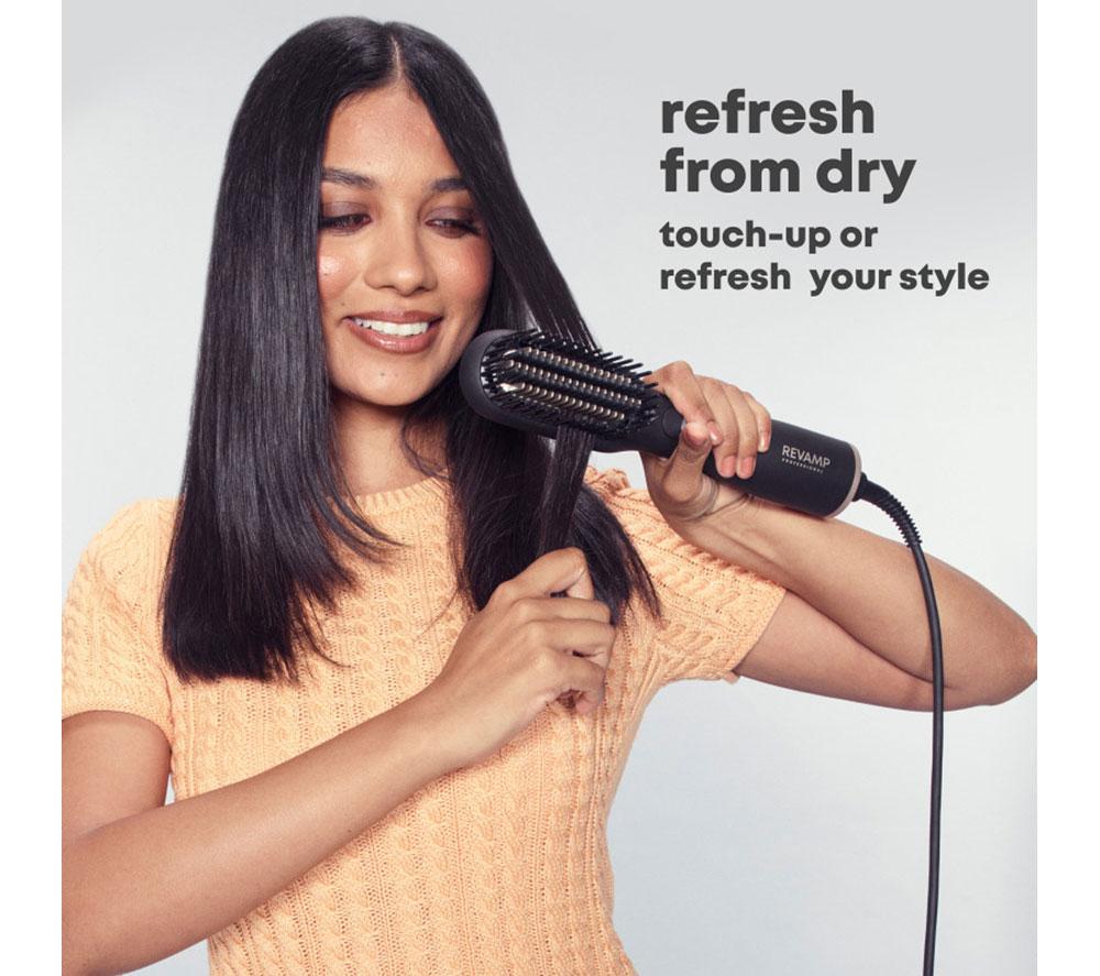 REVAMP DeepForm 2-in-1 Dry & Style Hot Air Styler - Black image number 3 of 8