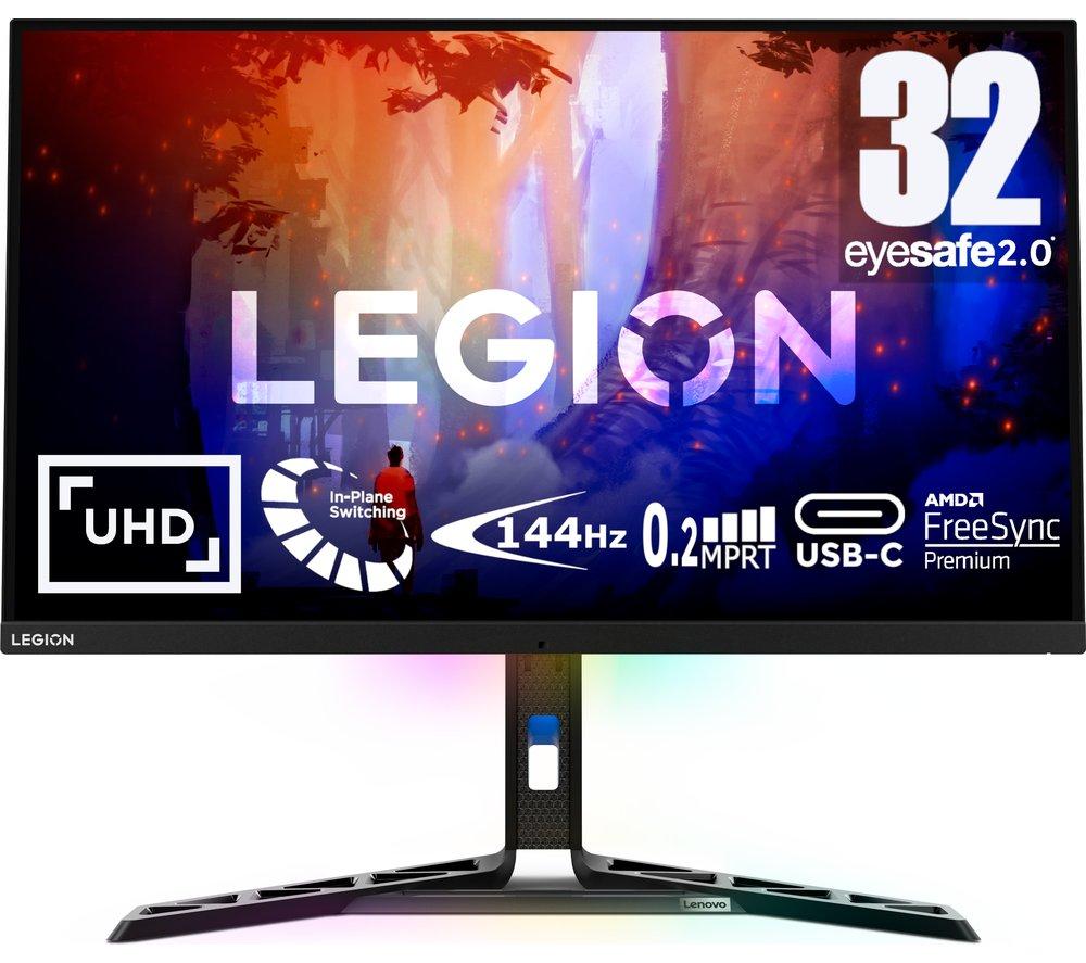 LENOVO Legion Y32P-30 4K Ultra HD 31.5 Gaming Monitor - Black, Black