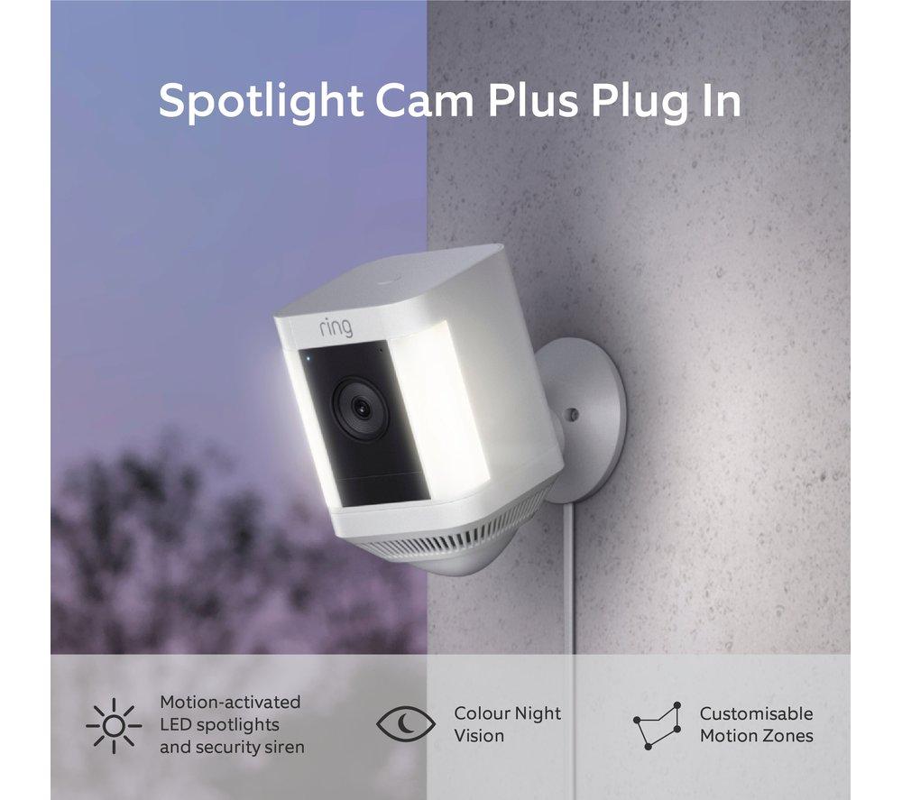 Ring spotlight store cam static sound