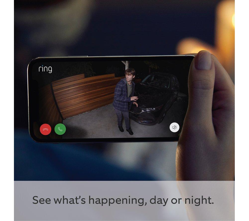 RING Spotlight Cam Plus Battery Full HD 1080p WiFi Security Camera - Black image number 3 of 7
