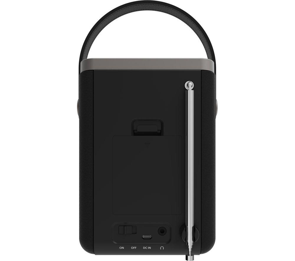 MAJORITY Little Shelford Portable DAB+/FM Bluetooth Radio - Black image number 6 of 6