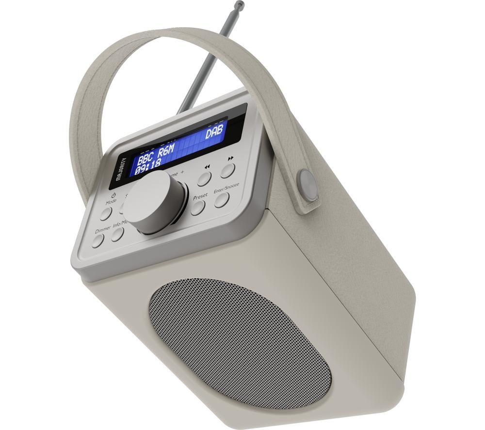 MAJORITY Little Shelford Portable DAB+/FM Bluetooth Radio - Cream image number 6 of 7
