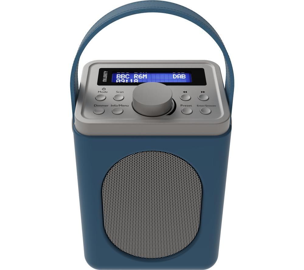 Majority Little Shelford Portable Dabﱓ Bluetooth Radio - Midnight Blue, Blue