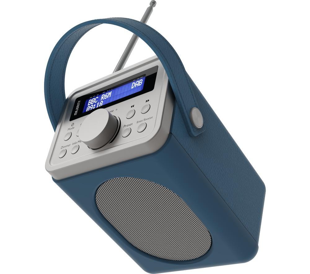 MAJORITY Little Shelford Portable DAB+/FM Bluetooth Radio - Midnight Blue image number 5 of 6
