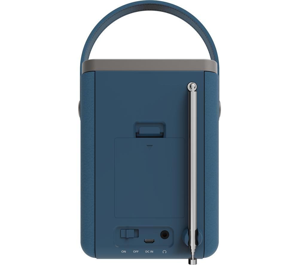 MAJORITY Little Shelford Portable DAB+/FM Bluetooth Radio - Midnight Blue image number 6 of 6