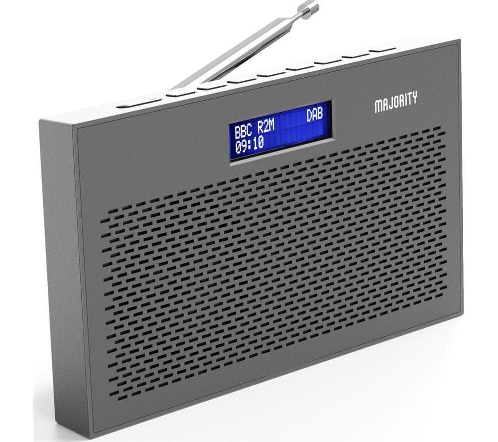 MAJORITY Histon Portable DAB+/FM Radio - Grey image number 4 of 5