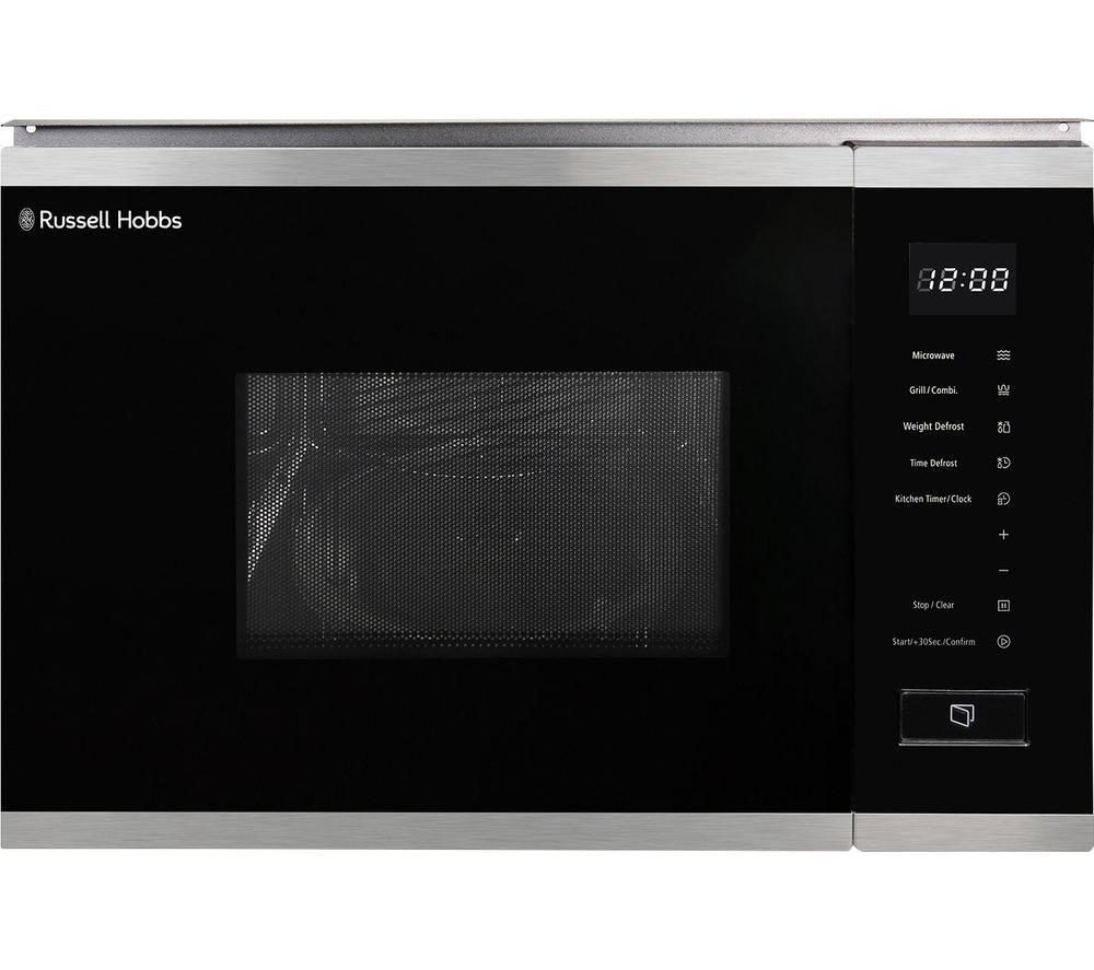 RUSSELL HOBBS RHBM2002SS Built-in Microwave with Grill - Stainless Steel, Stainless Steel