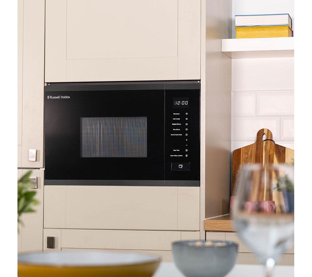 RUSSELL HOBBS RHBM2002DS Built-in Microwave with Grill - Dark Steel image number 5 of 10