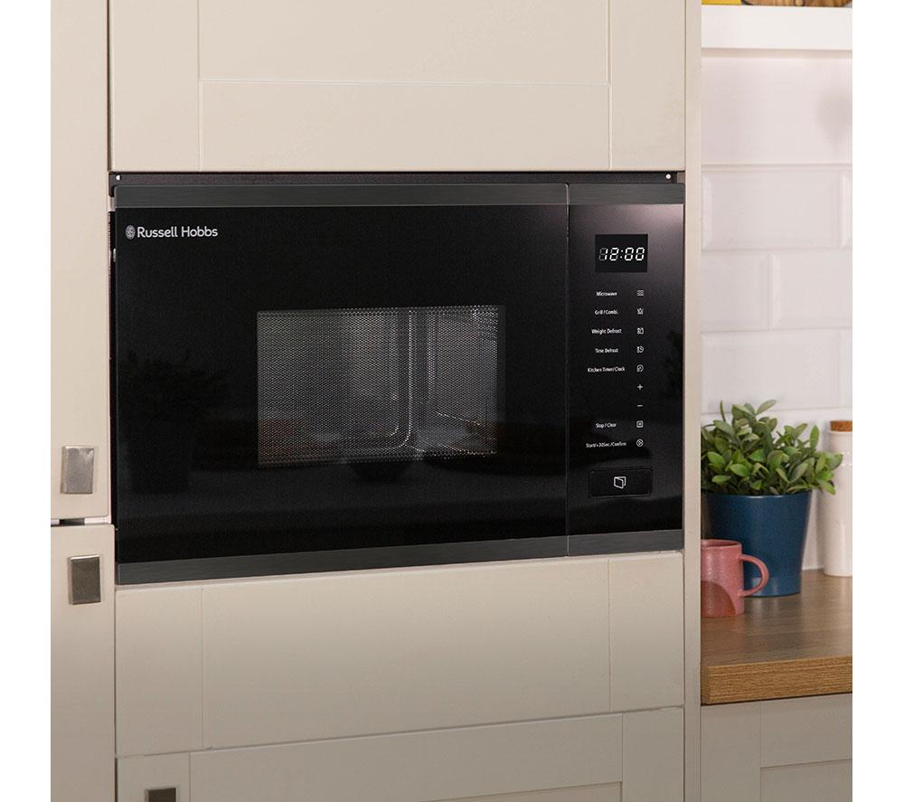 RUSSELL HOBBS RHBM2002DS Built-in Microwave with Grill - Dark Steel image number 9 of 10