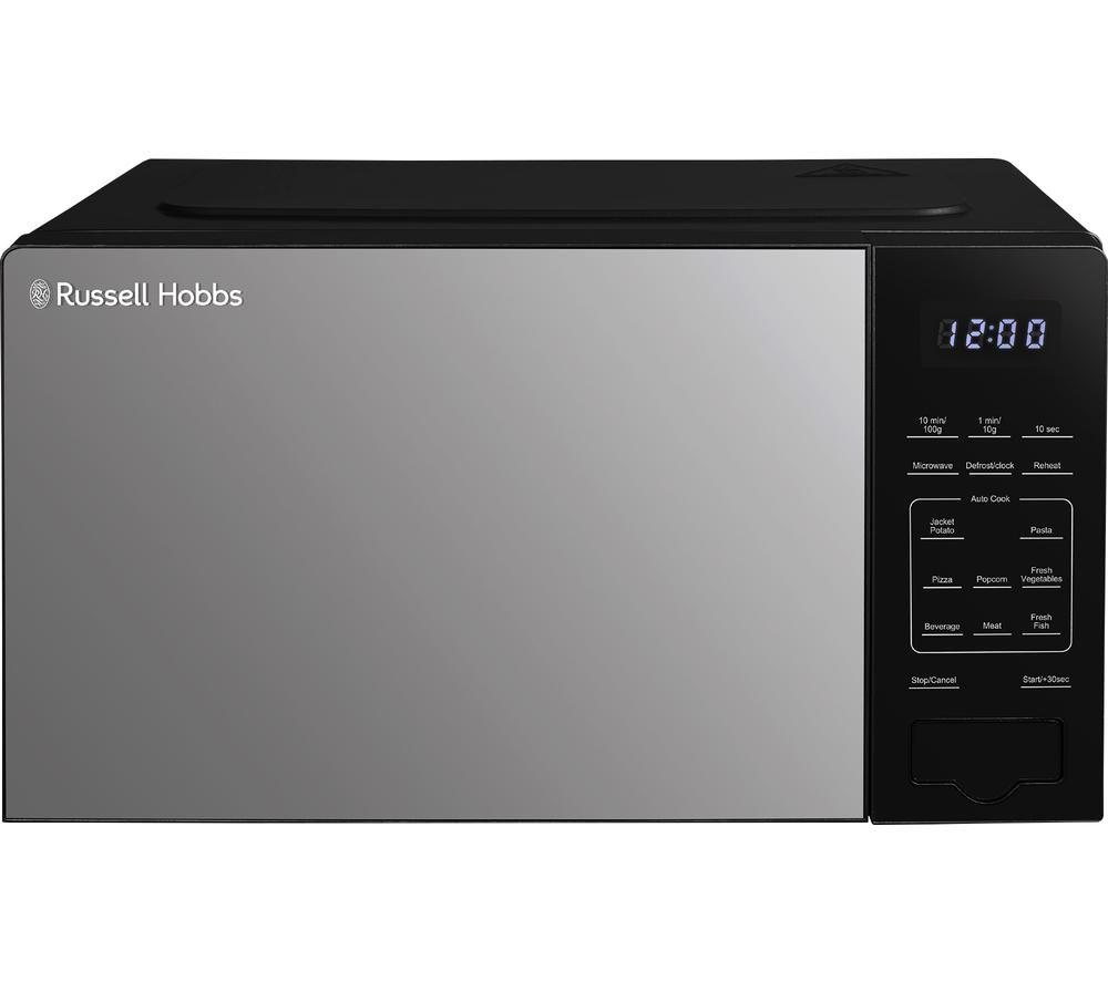 RUSSELL HOBBS RHMT2005B Compact Solo Microwave - Black, Black