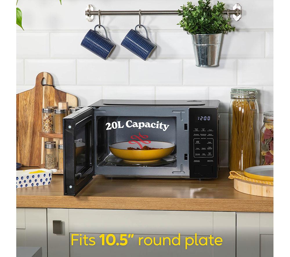 RUSSELL HOBBS RHMT2005B Compact Solo Microwave - Black image number 3 of 8
