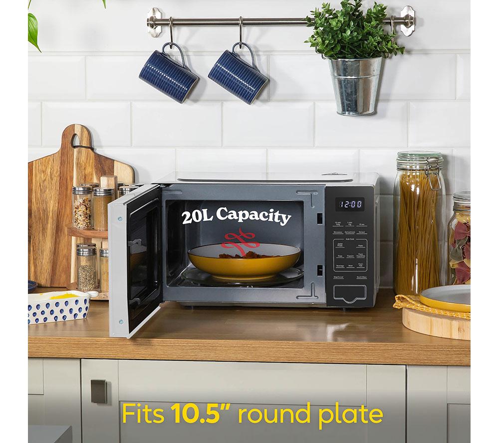 RUSSELL HOBBS RHMT2005S Solo Microwave Oven - Silver image number 3 of 8